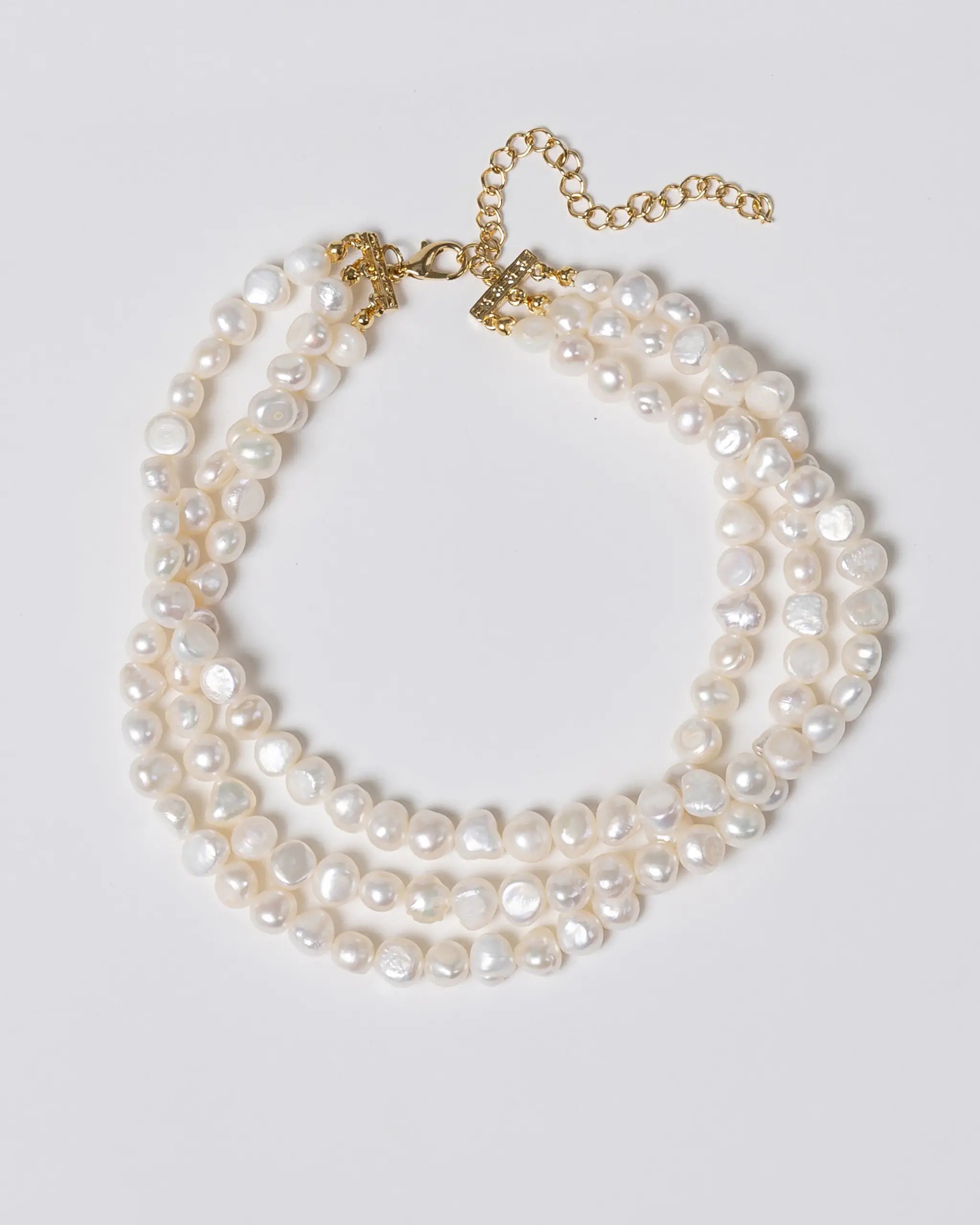 Braut Choker mit Süsswasserperlen