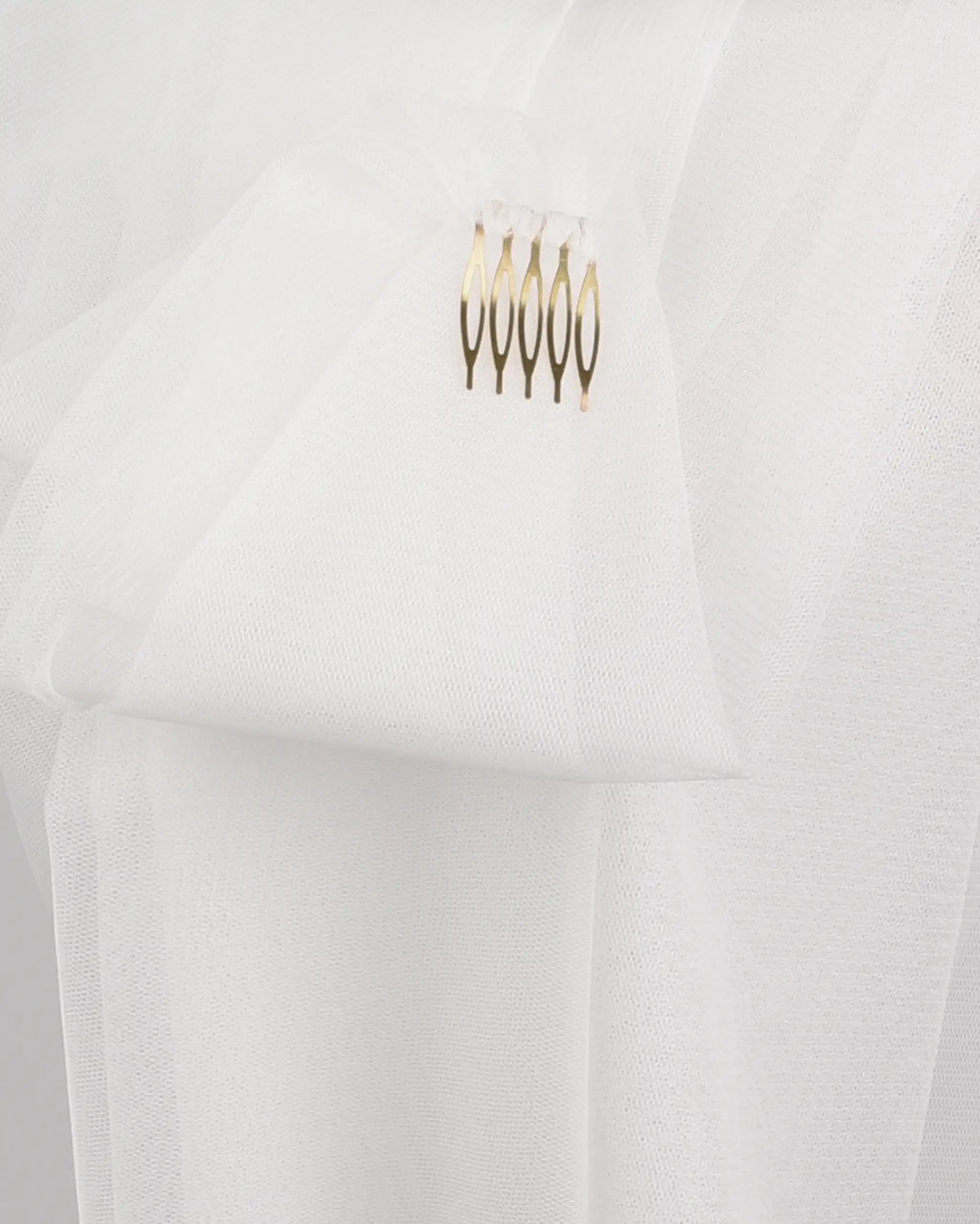 Brautscheier Ivory Detail Haarspange