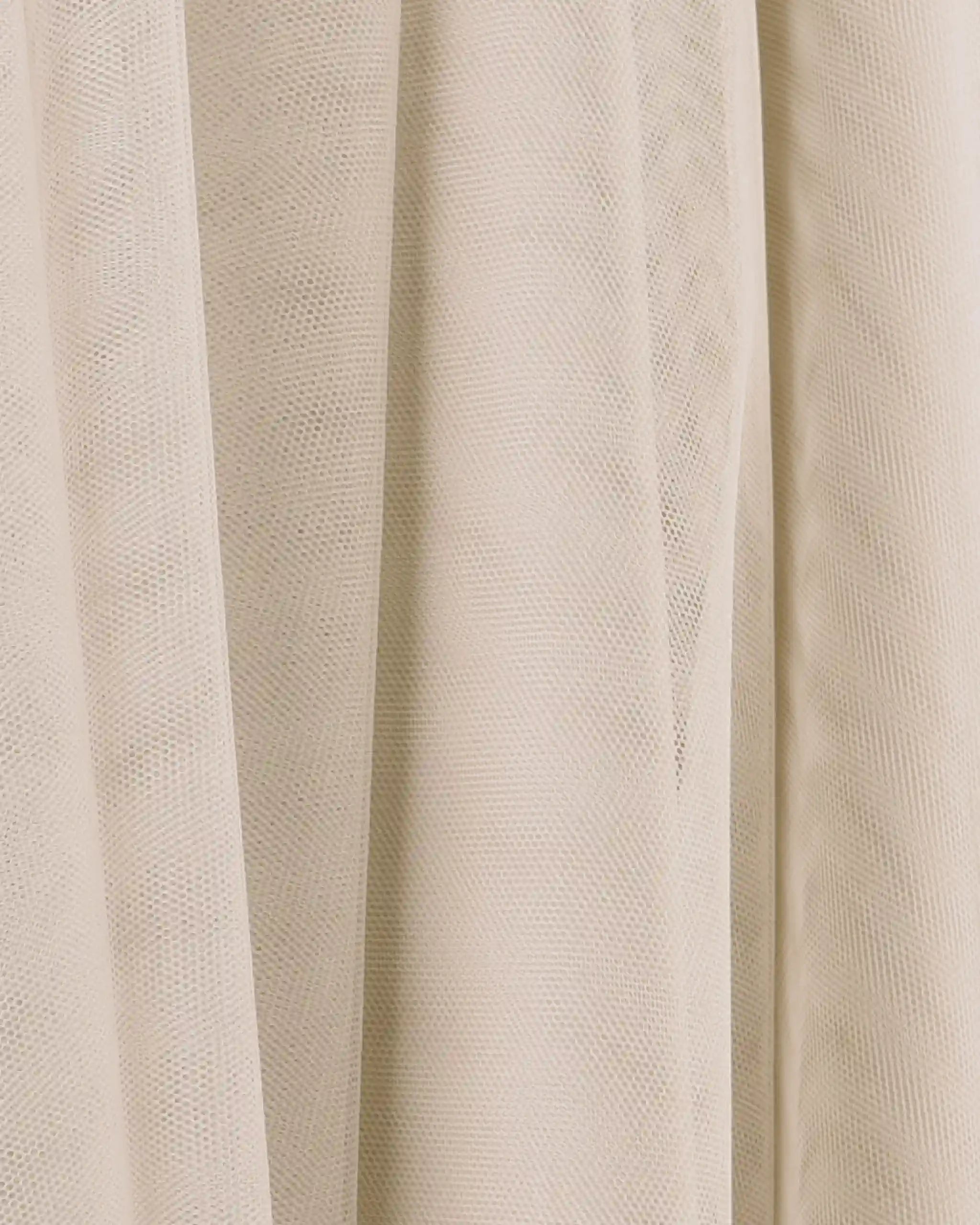 Stoff Detail Champagne Tüll