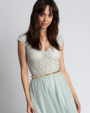 Sage Blossom Lace / S