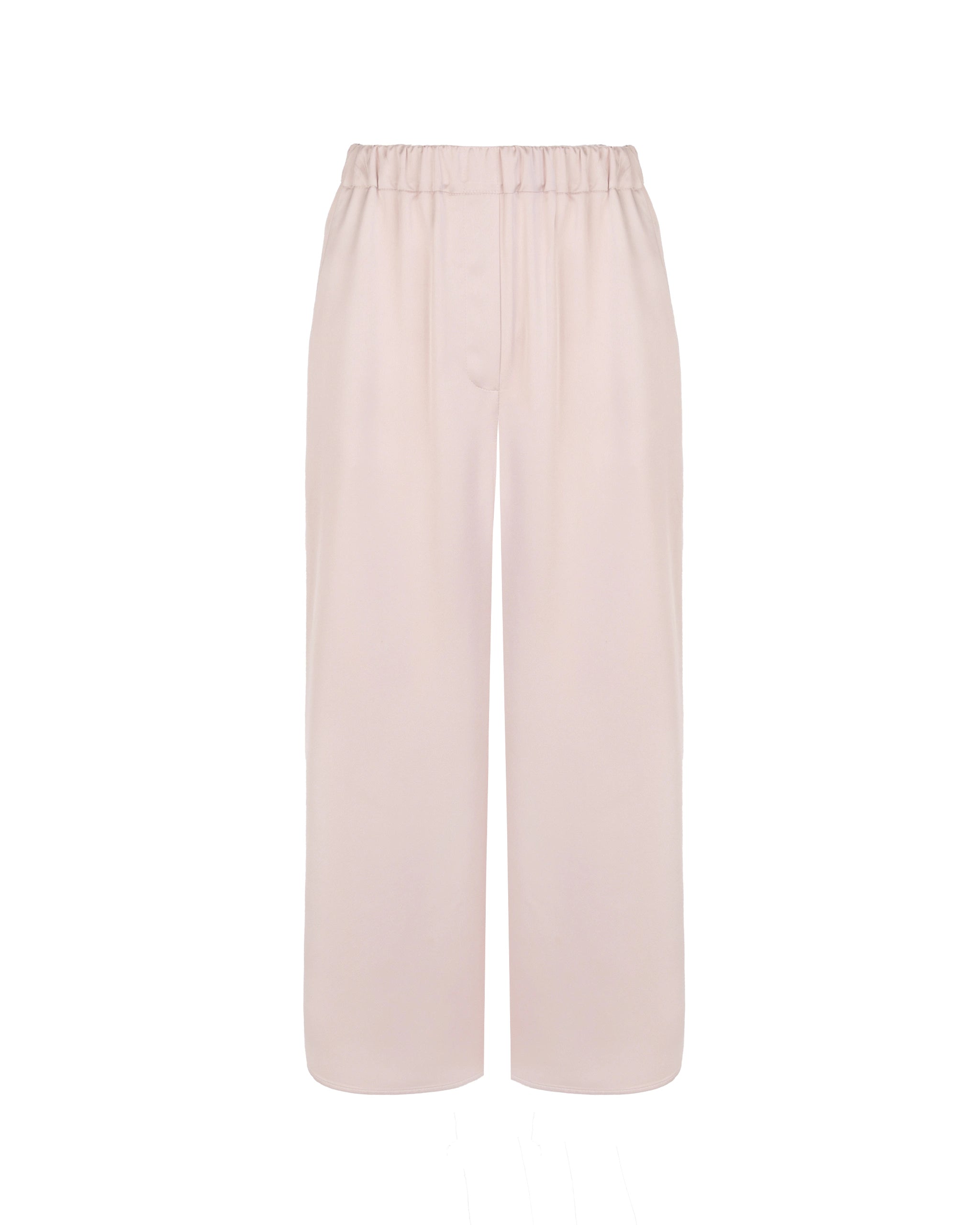 Satin Culotte für Hochzeitsgäste in rosa Freisteller vorne