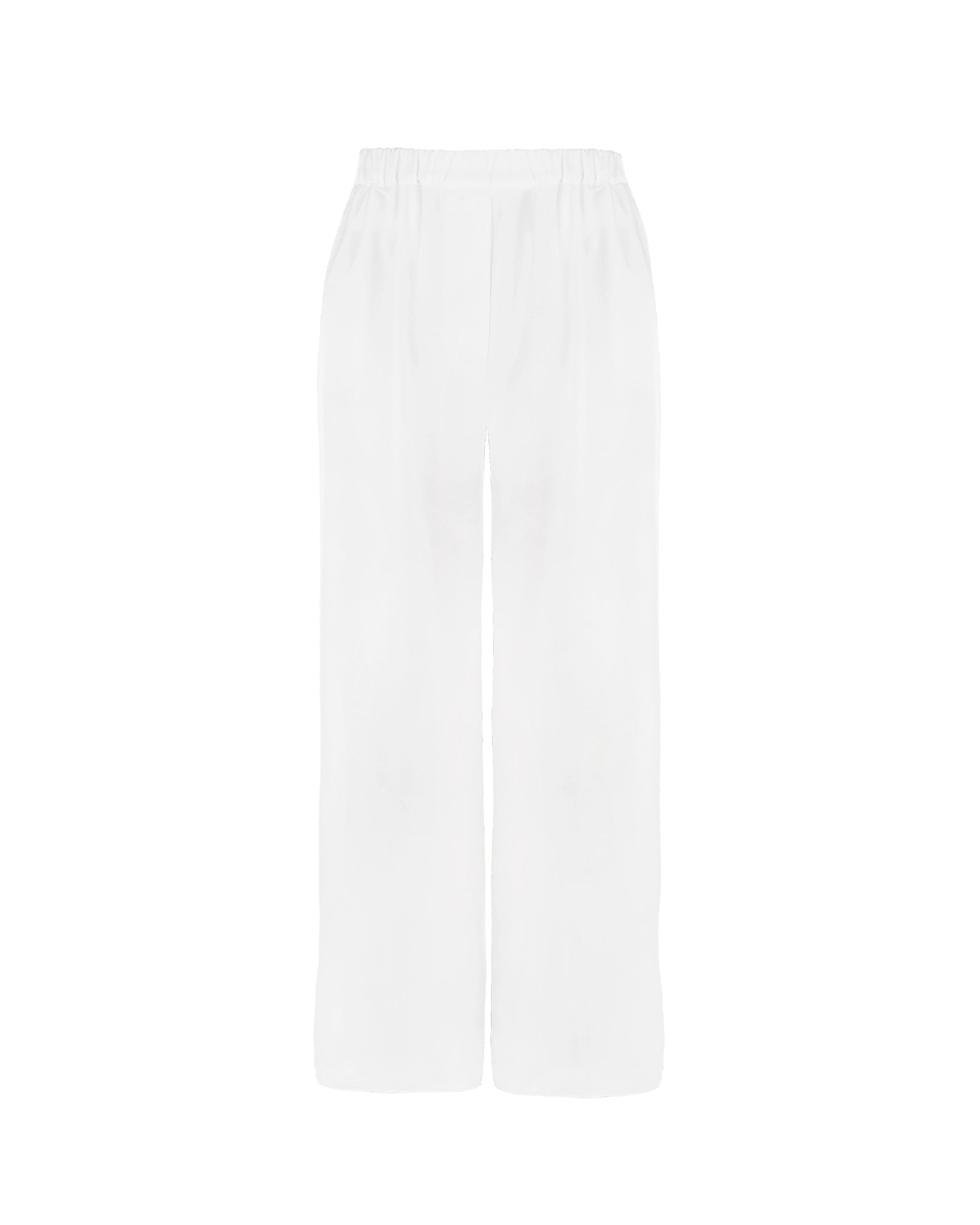 Brauthose Culotte aus Satin in ivory Freisteller vorne