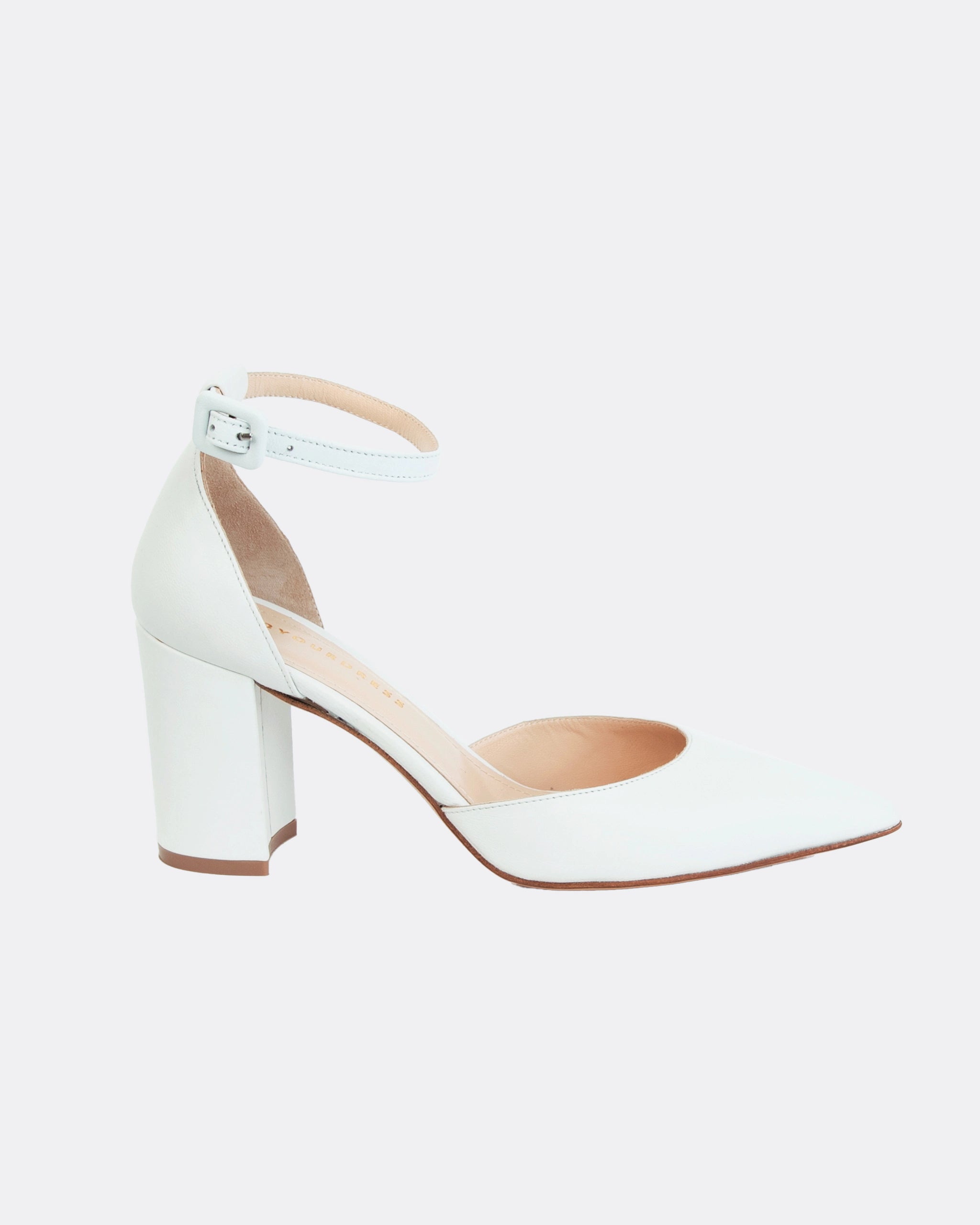 Braut Riemchen Pumps in Ivory Ansicht Seite