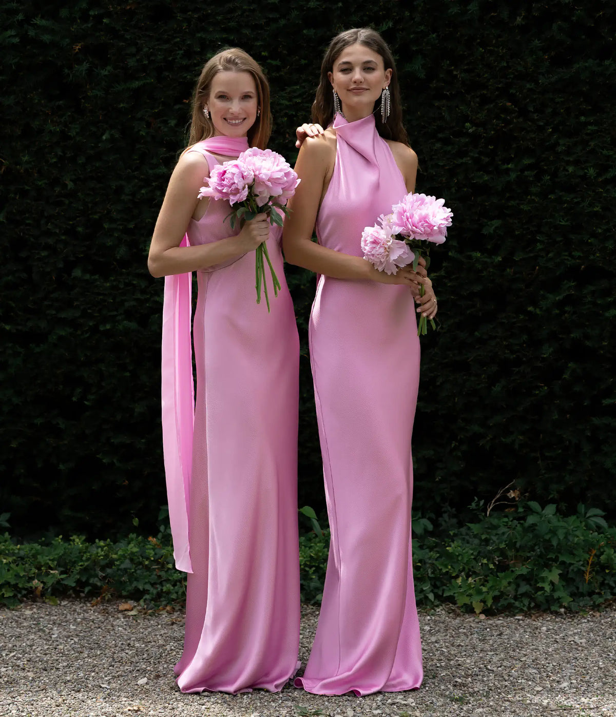 Rosa Abendkleider für Hochzeiten und festliche Anässe
