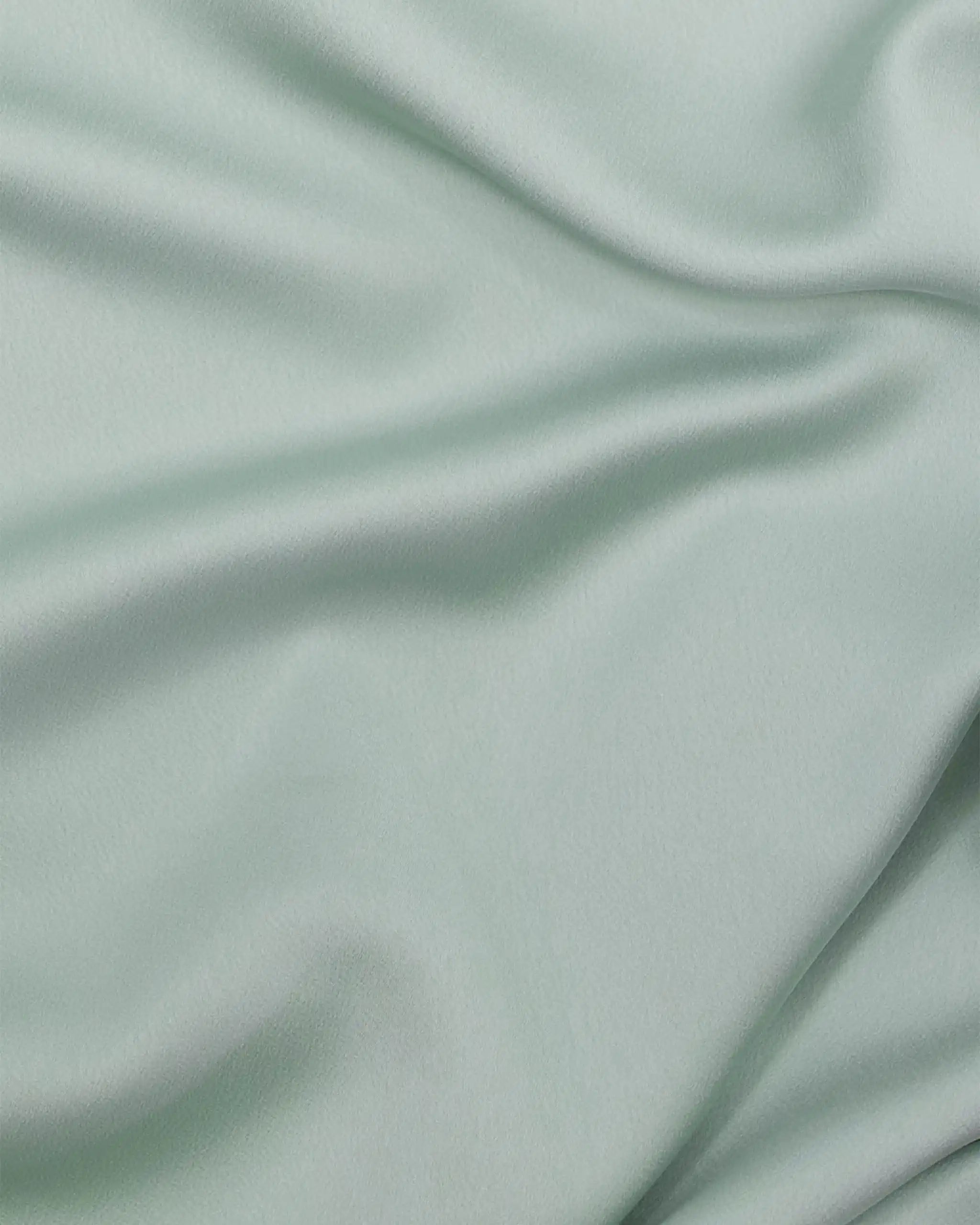 Stoff Detail Sage Satin Salbeigrün