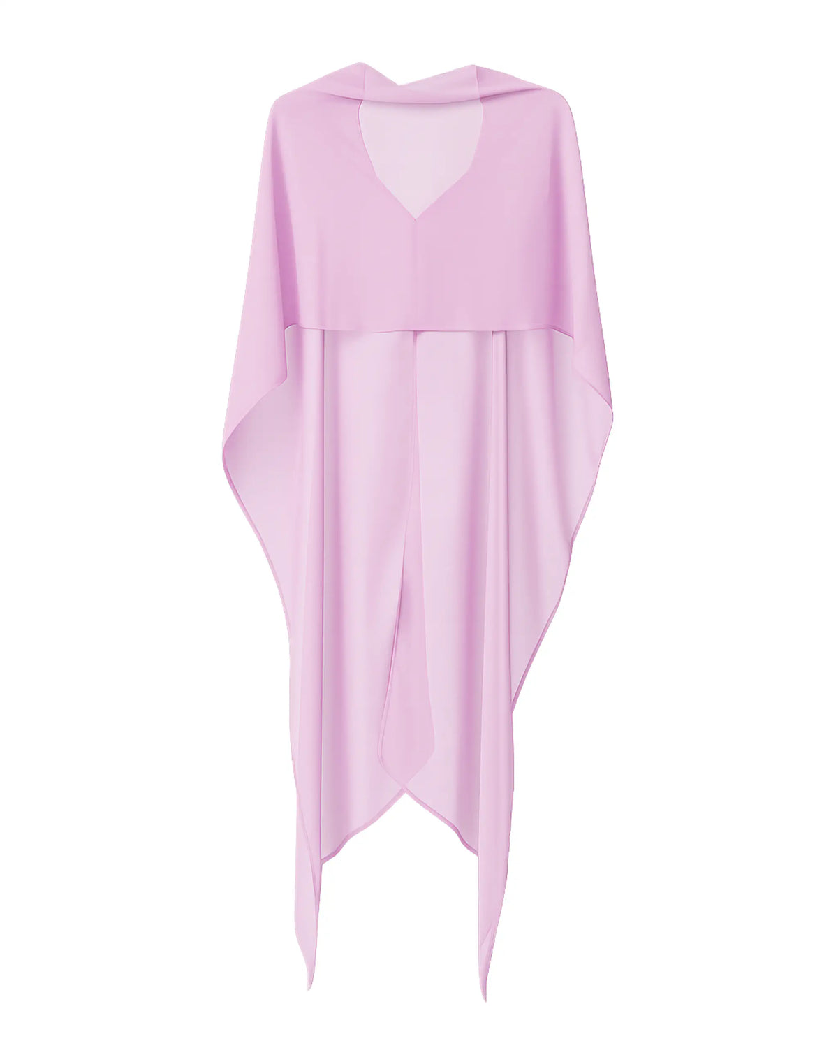 Schal aus Chiffon in pink - Freisteller