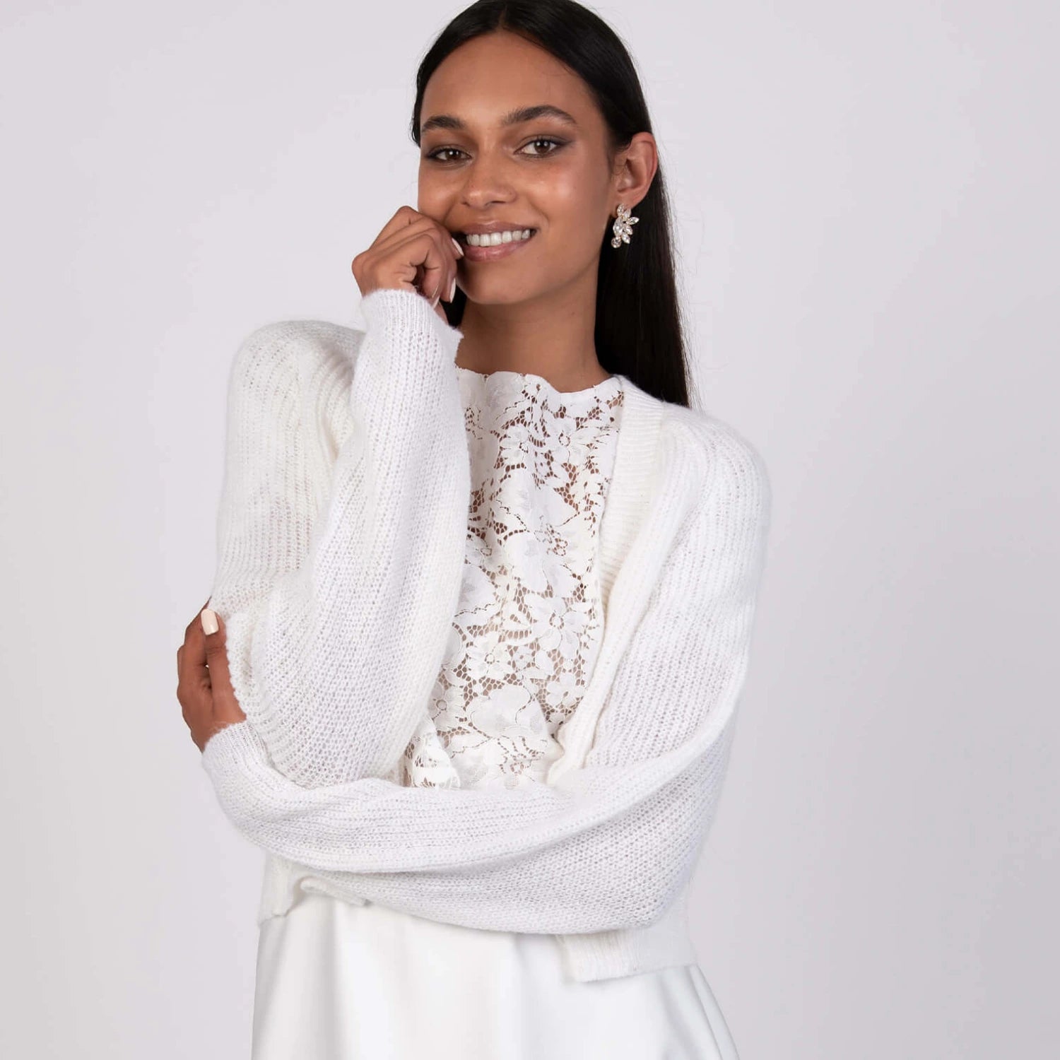 Winterhochzeit Braut Jacken