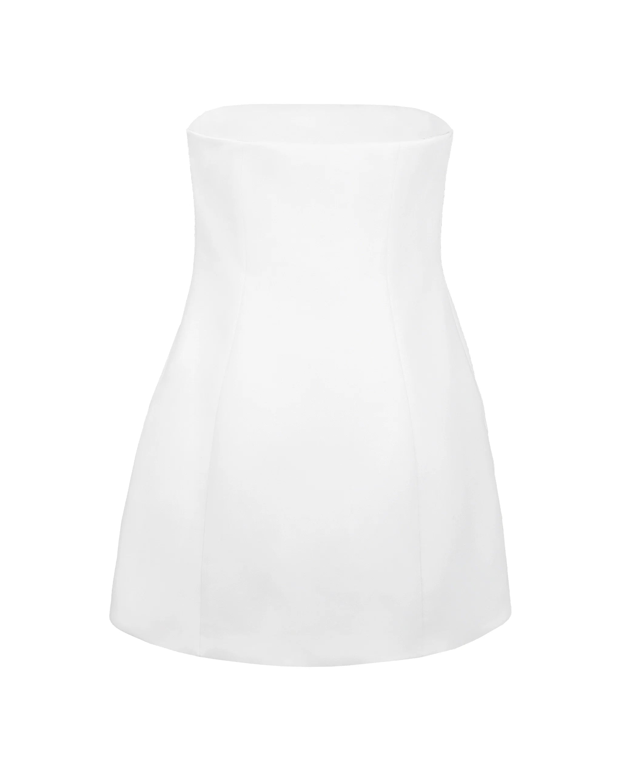 Kurzes Off-Shoulder Brautkleid Ansicht hinten