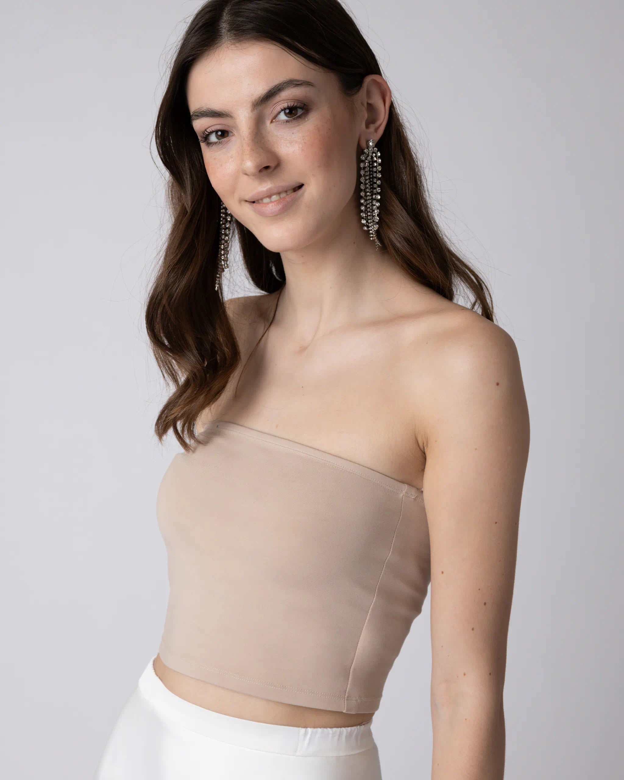 Bandeau Unterziehtop nude Ansicht vorne