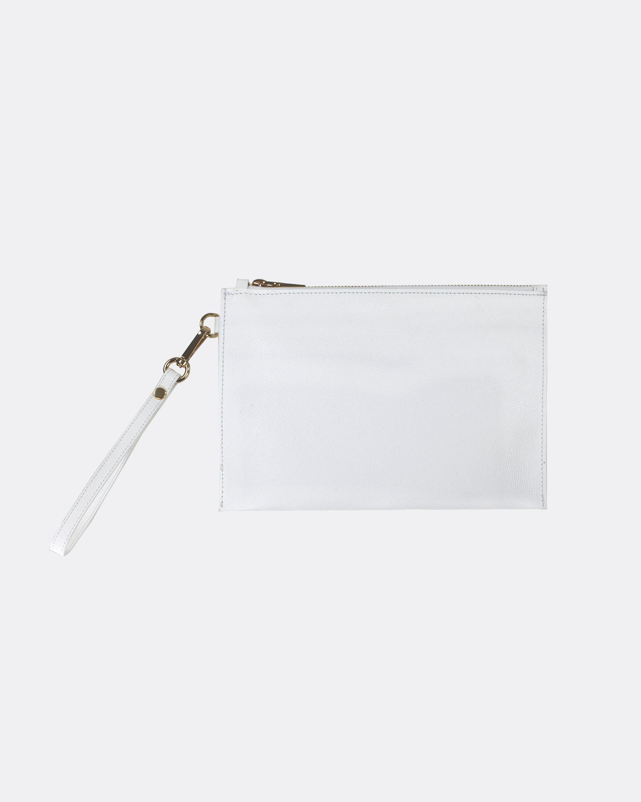 Braut Clutch aus Leder in Ivory Freisteller