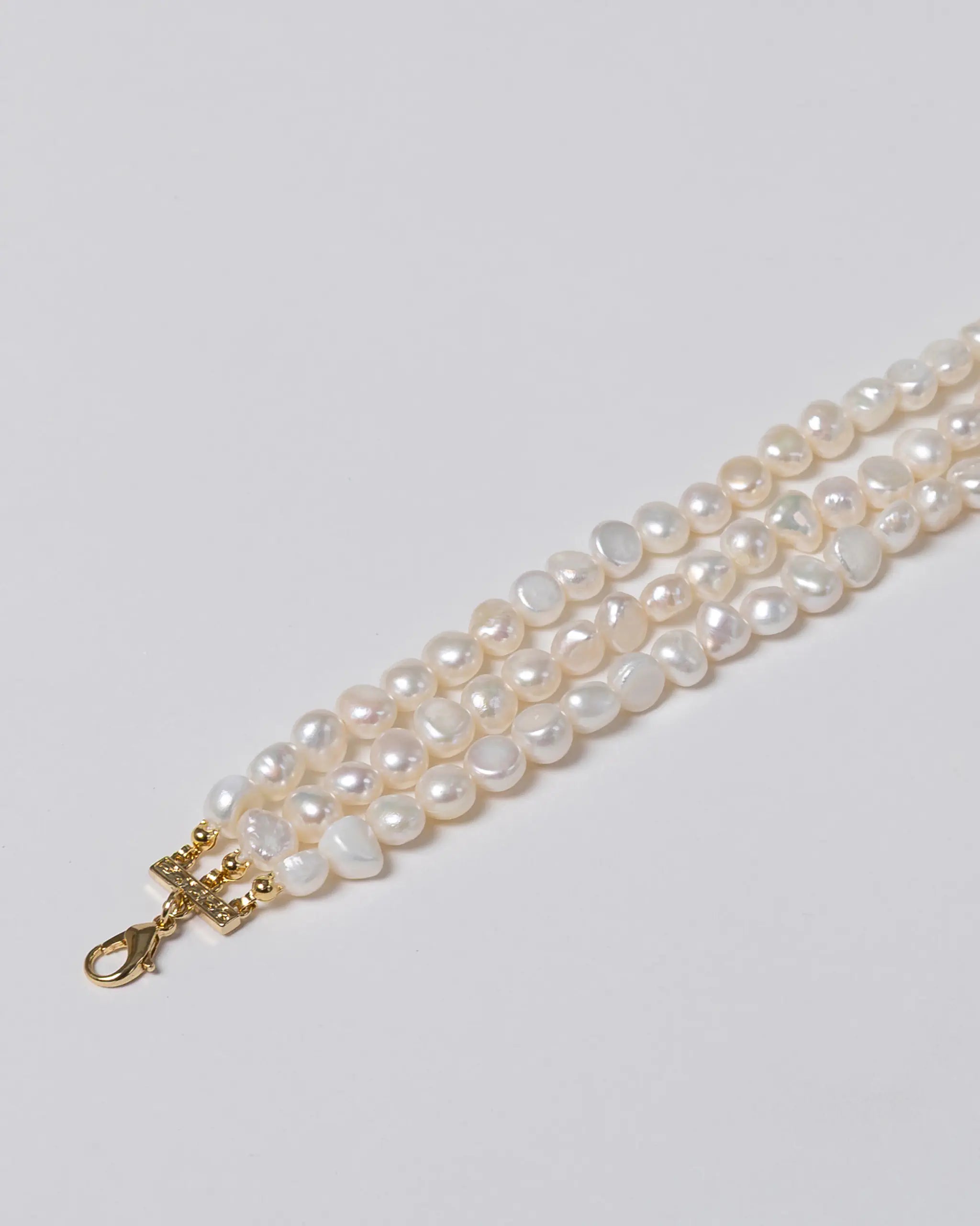Braut Choker mit Süsswasserperlen 