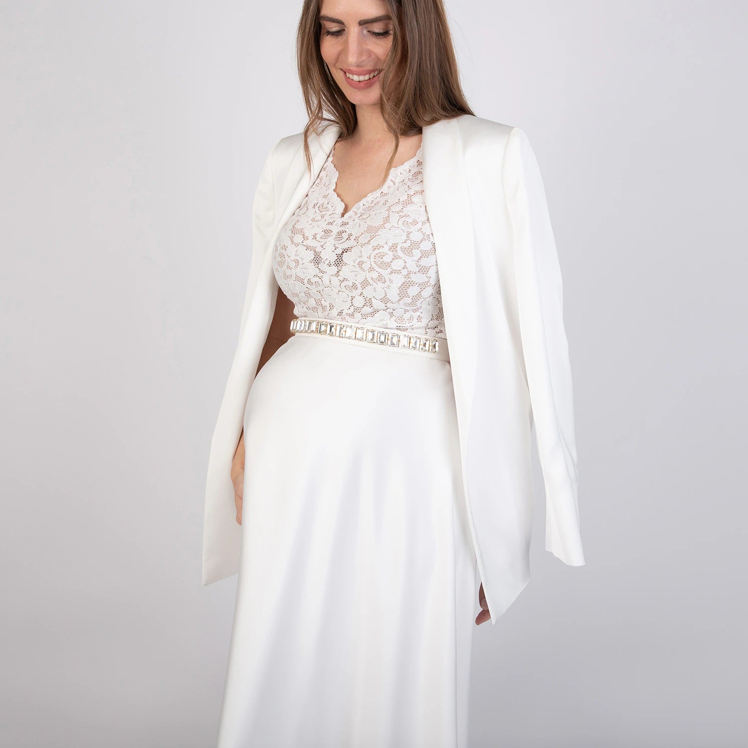 Brautmode und Zweiteiler für Schwangere Umstandsmode für Bräute