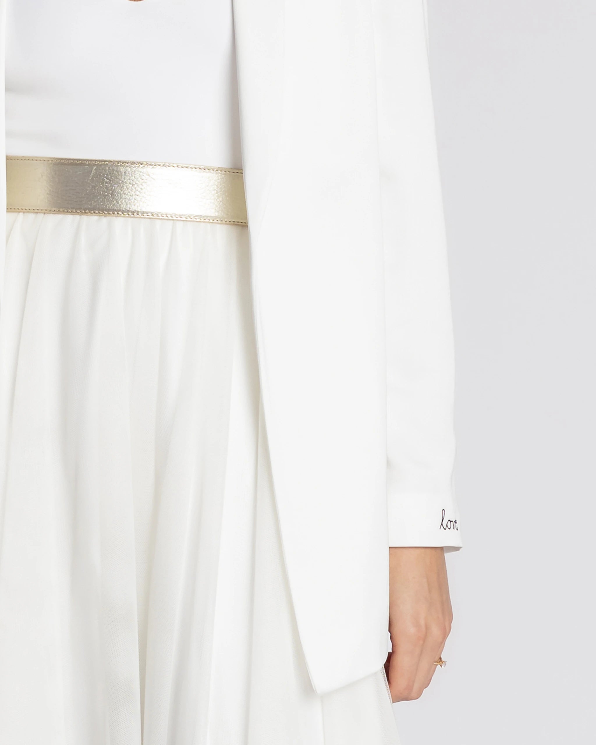 Taillengürtel in gold Ansicht vorne