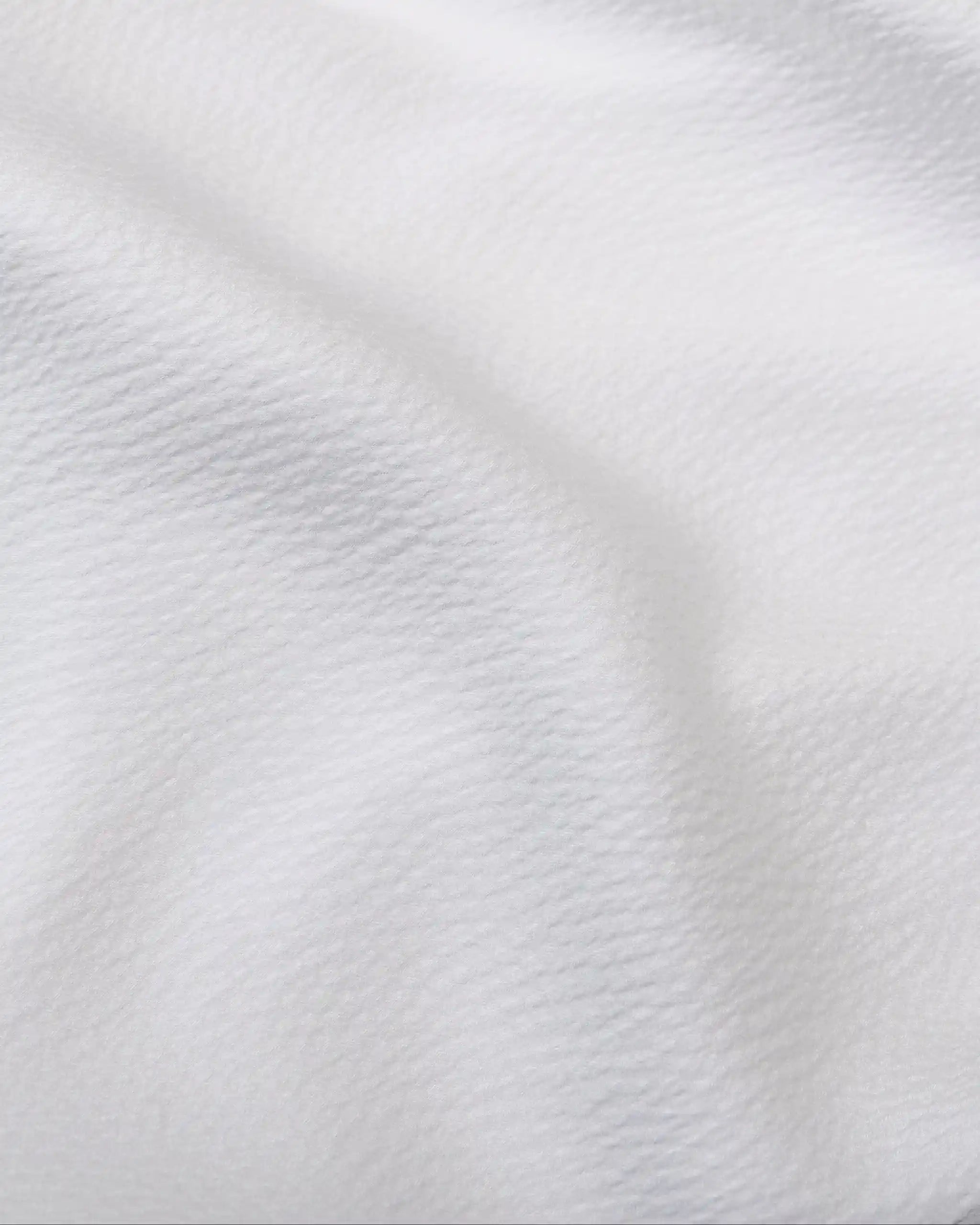 Stoff Detail Ivory Bubble Crepe