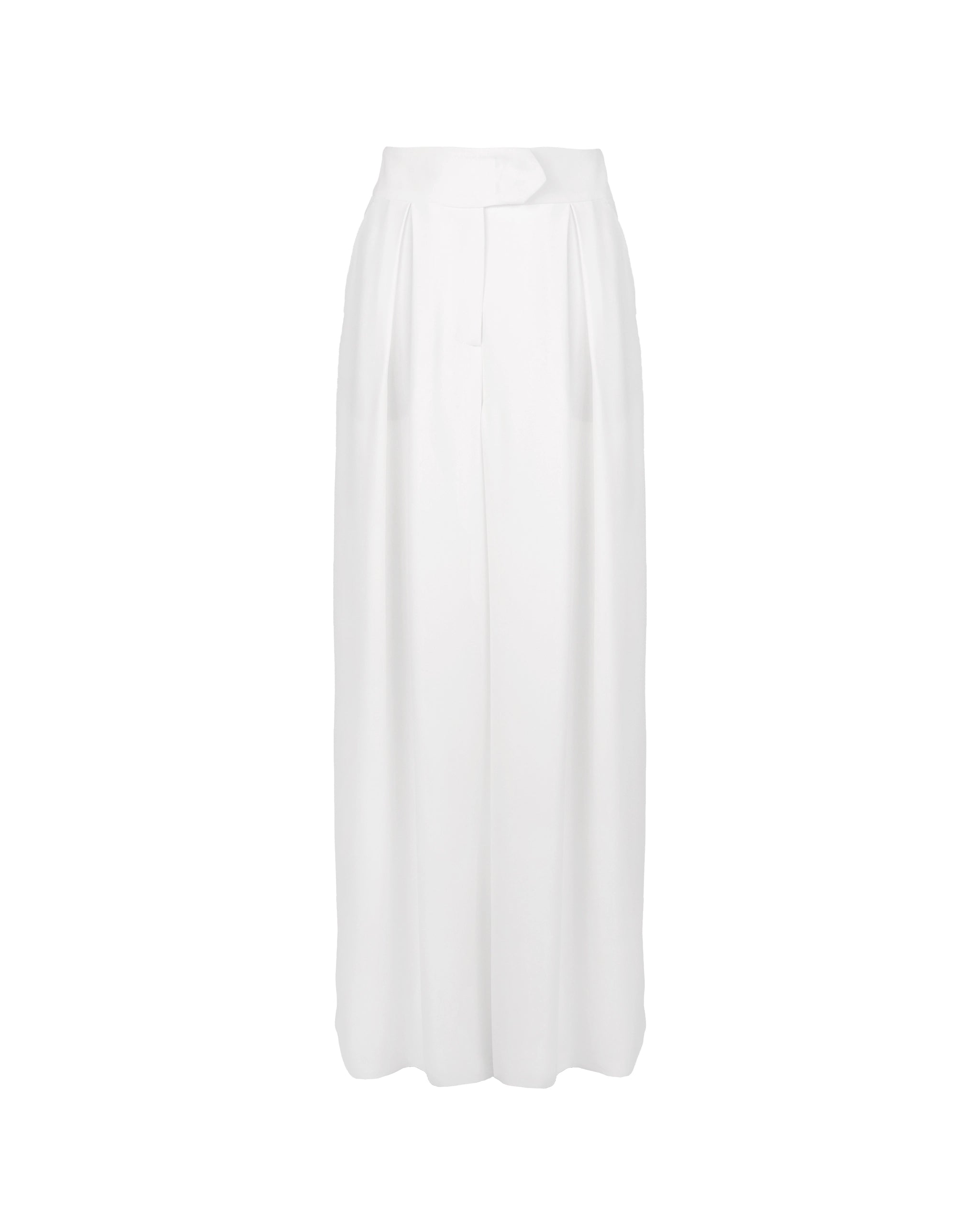 Braut Marlene Hose breit ivory Freisteller vorne