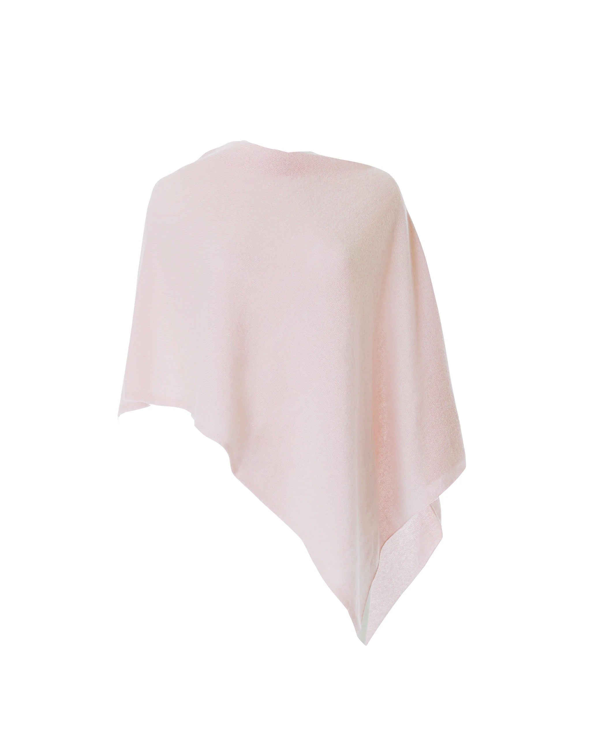 Poncho in rosa Freisteller