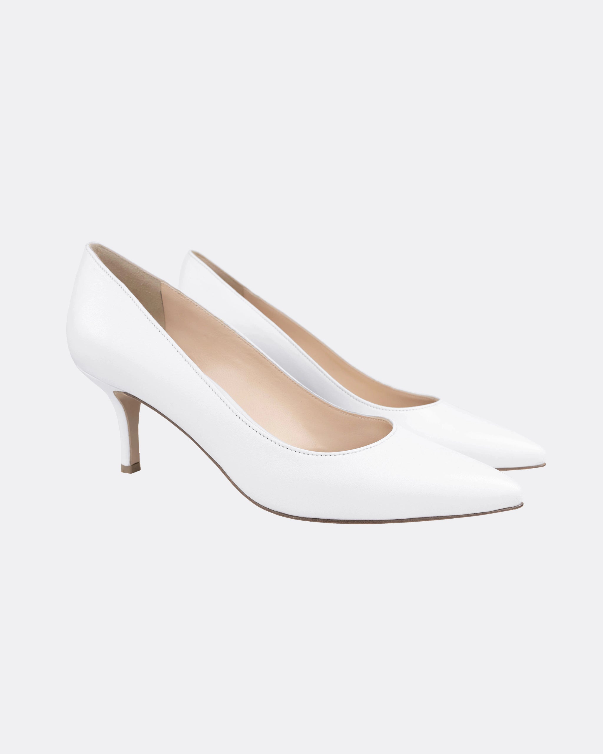 Braut Pumps in Ivory Ansicht Seite