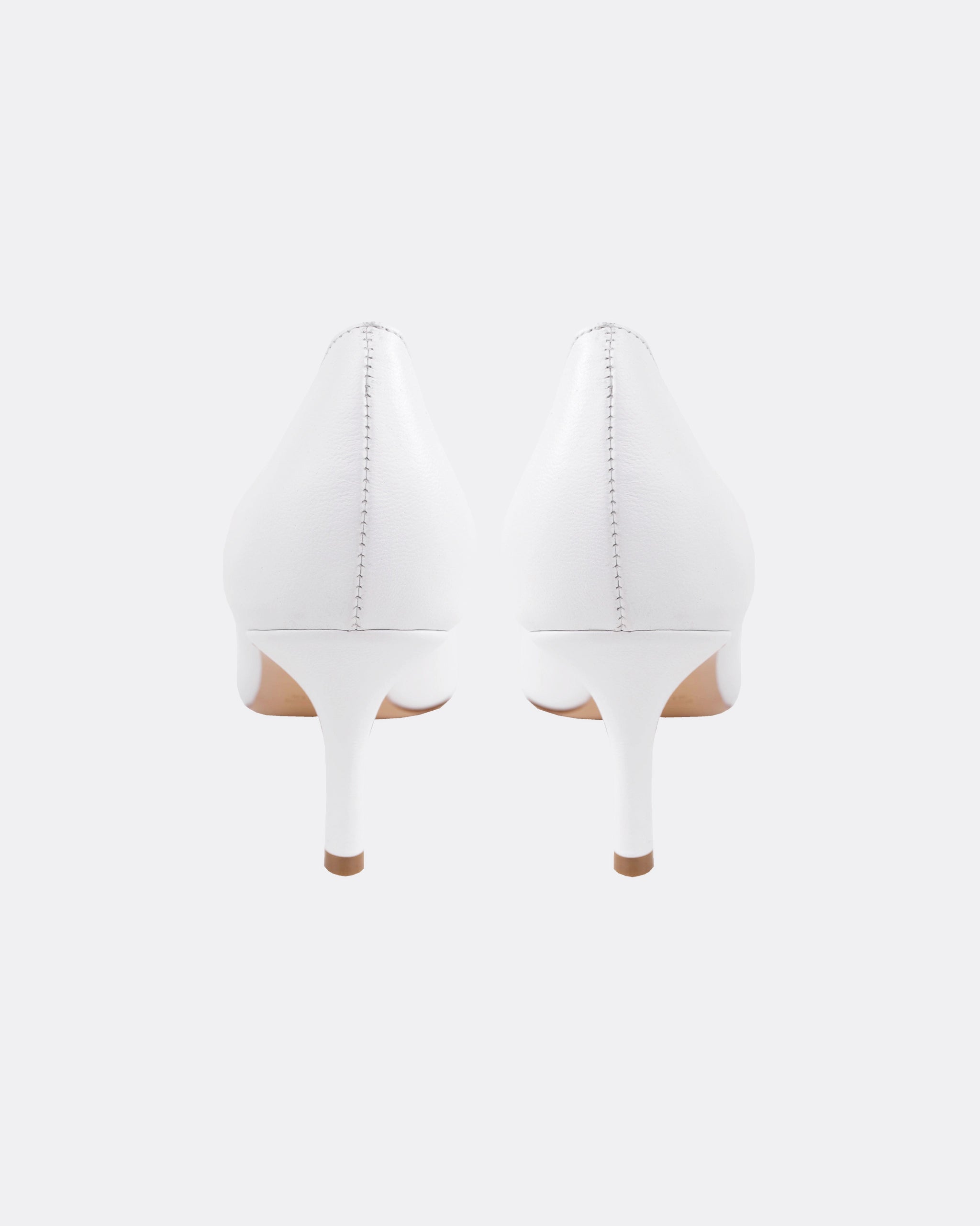 Braut Pumps in Ivory Ansicht hinten