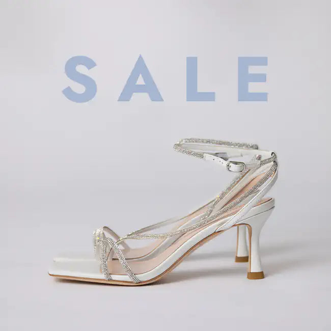 Brautschuhe im SALE Ausverkauf von festlichen Sandalen