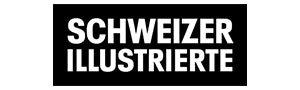 Presseartikel über Hochzeitskleider und Abendmode in der Schweizer Illustrierten Zeitschrift - Logo