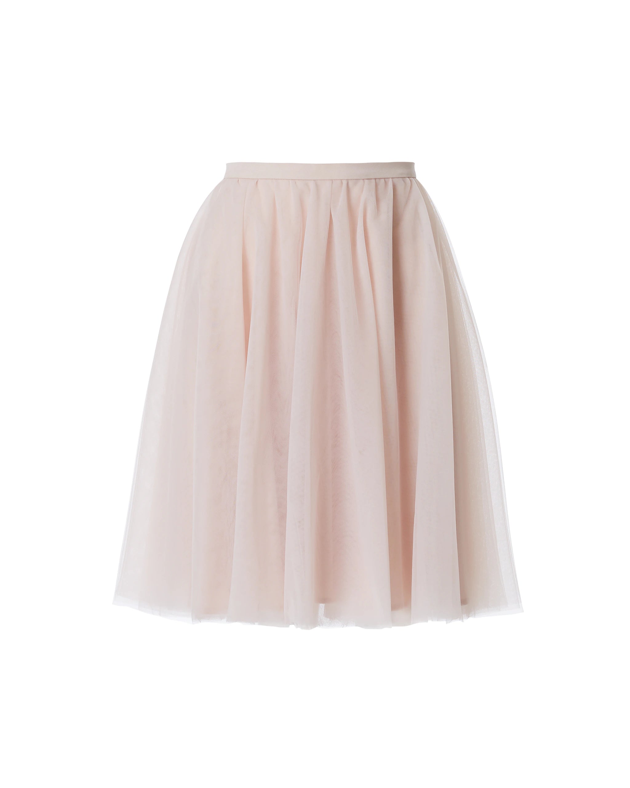 Kurzer Mini Tüllrock in rosa Freisteller vorne