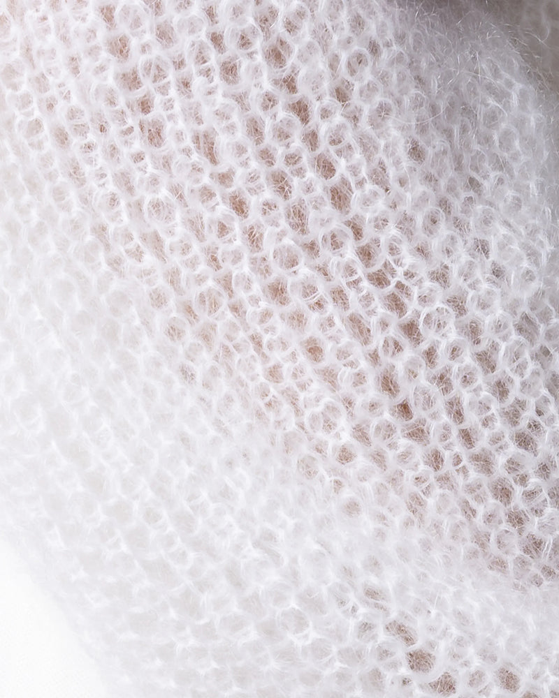 Hochwertiges Kid Mohair für langanhaltende Qualität.