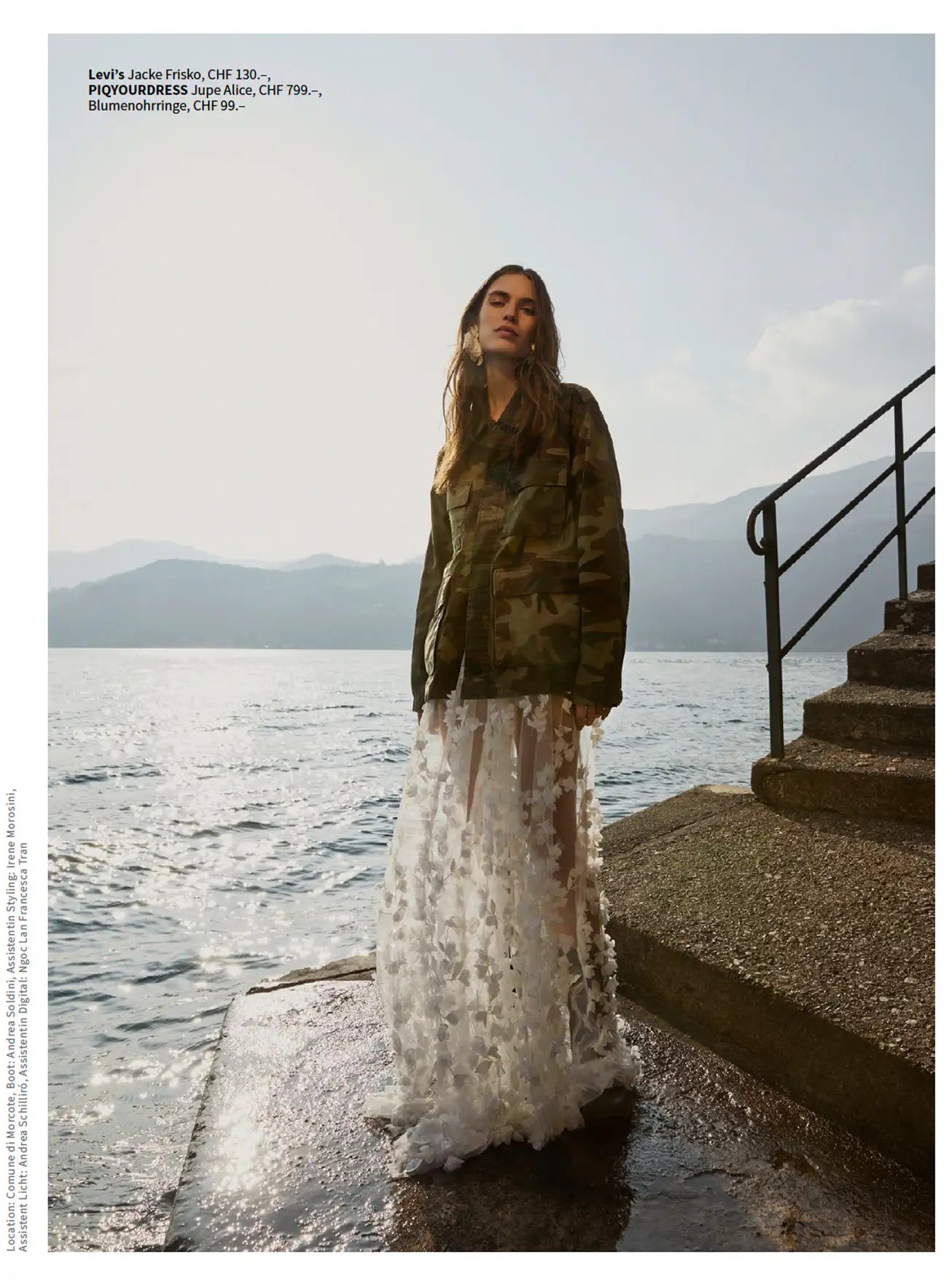 Style Magazin Schweiz Modebeitrag Editorial mit PIQYOURDRESS Brautrock