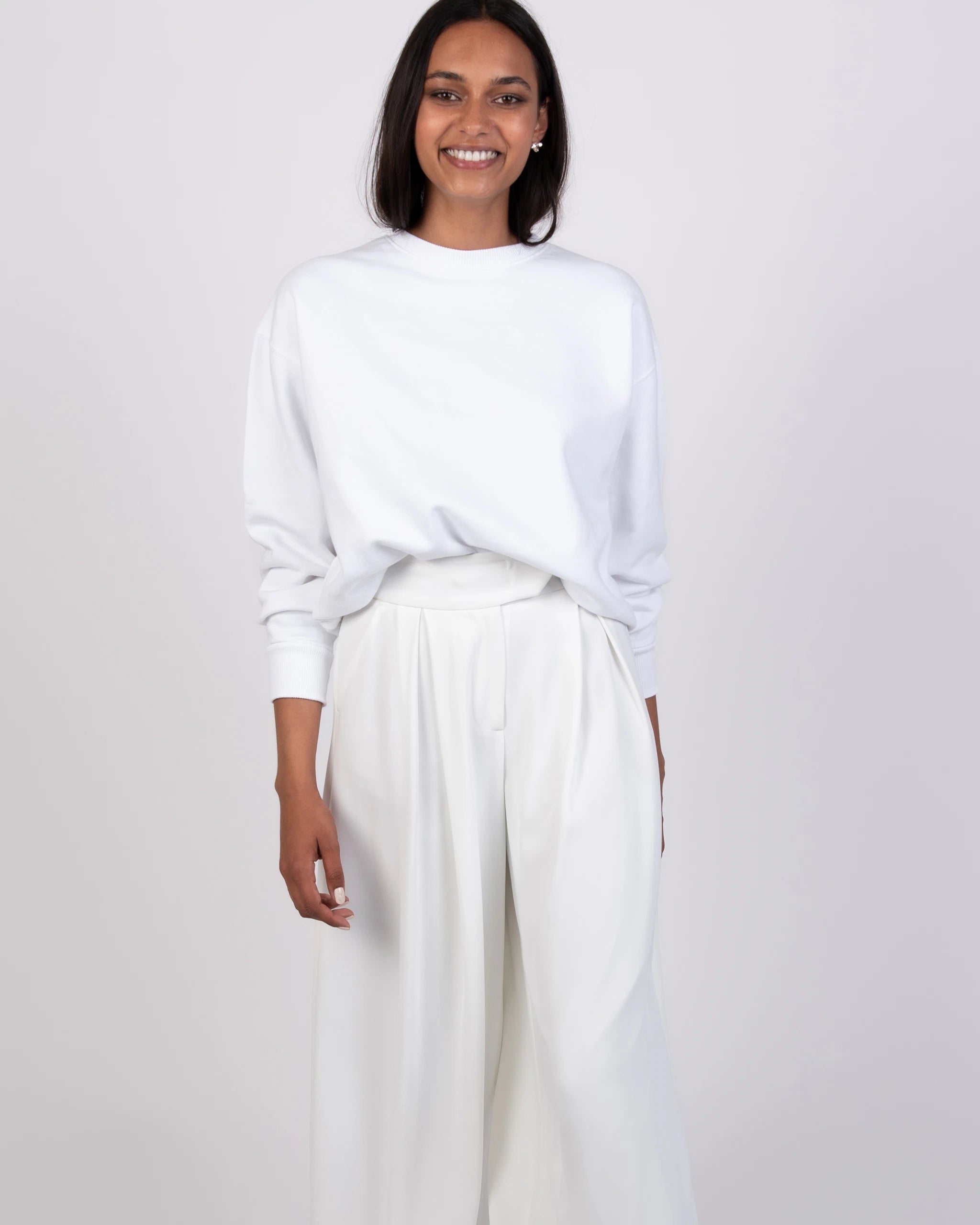 Braut Sweatshirt mit FOREVER Aufschrift Ansicht vorne