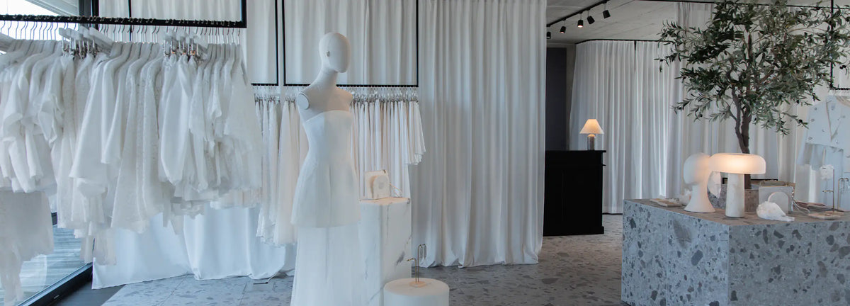 Brautmode Boutique in Zürich Showroom von PIQYOURDRESS